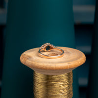 Teal Sapphire Ring