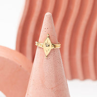 9ct Yellow Gold Cupids Ring