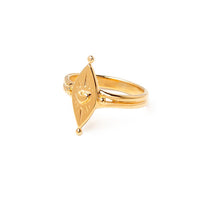 9ct Yellow Gold Cupids Ring