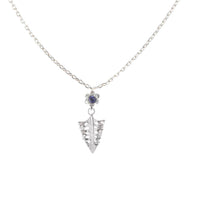 Mini Arts And Crafts Leaf And Forget Me Not pendant