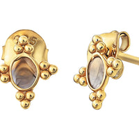 Delhi Diamond Sunburst Stud Earrings