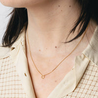 Mini Circle Twig Necklace