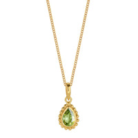Gold Vermeil Peridot Necklace