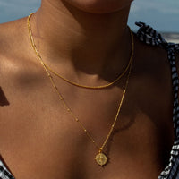 Yellow Gold Vermeil Small True North Talisman Pendant Necklace