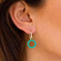 Halo Radiance Drop Earrings