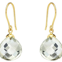 Hera Green Amethyst Earrings