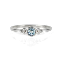 Holi Jewel Blue Topaz Stacking Ring