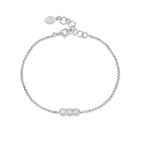 Silver Ice Tutti Frutti Chain Bracelet