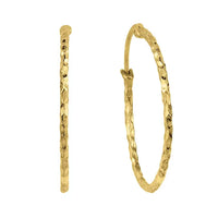 Jodhpur Hammered Hoop Gold Vermeil Earrings