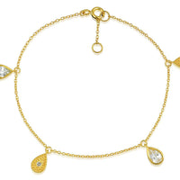 Lola White Topaz & Rock Crystal Bracelet