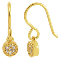 Luna White Topaz Earrings