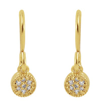 Luna White Topaz Earrings
