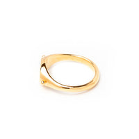 9ct Yellow Gold North Star Signet Ring