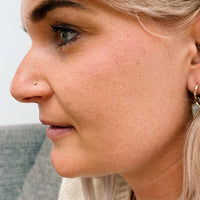 9ct Yellow Gold Mini Diamond Nose Stud