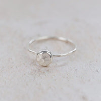 Silver Nugget Ring