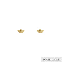Mini Orbit Studs - 9ct Gold
