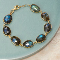 Pebble Labradorite Bracelet