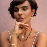 Gold Vermeil Queen Bee Talisman Pendant Necklace