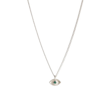 Mini Ray of Light Emerald Necklace