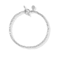 Silver Rice Nomad Bracelet