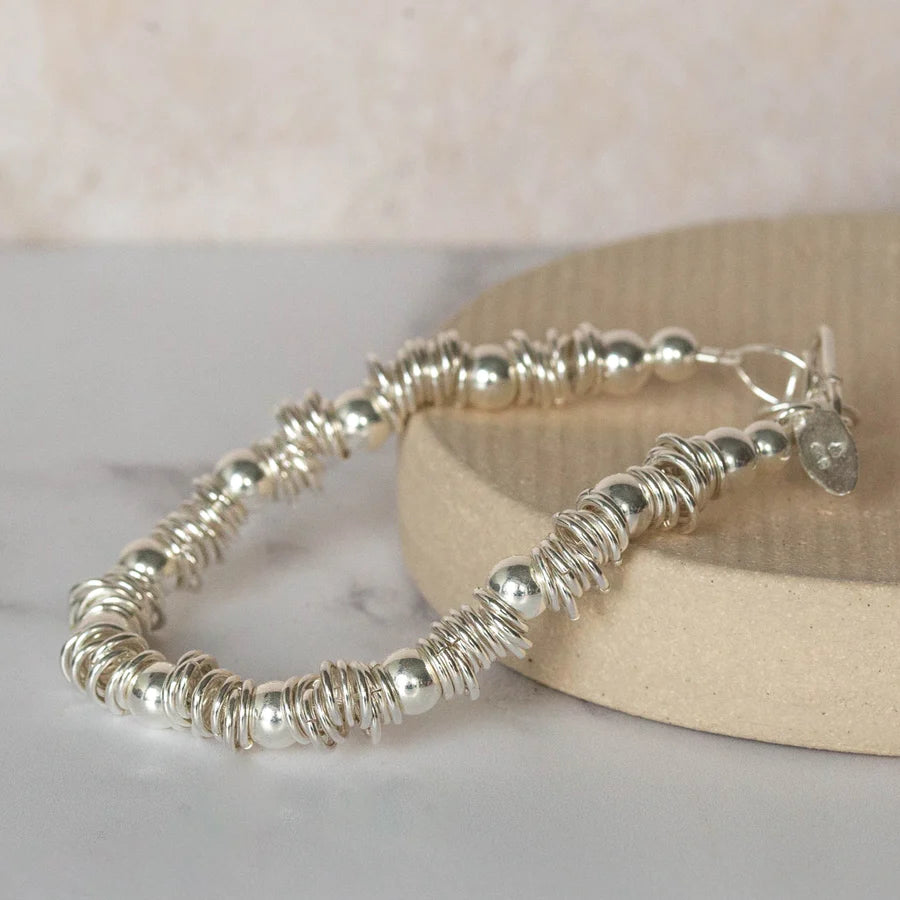 Silver Rings Bracelet