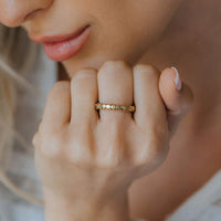 Solid Gold Hebe Ring