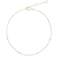 9ct Diamond Station Bracelet