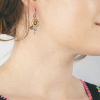 Sunflower Drop Earrings