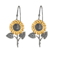 Sunflower Drop Earrings