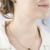 Gold Vermeil Sunflower Necklace