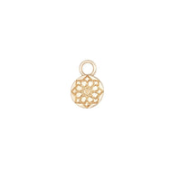 Zohreh Coin Earring Charm 9ct Gold