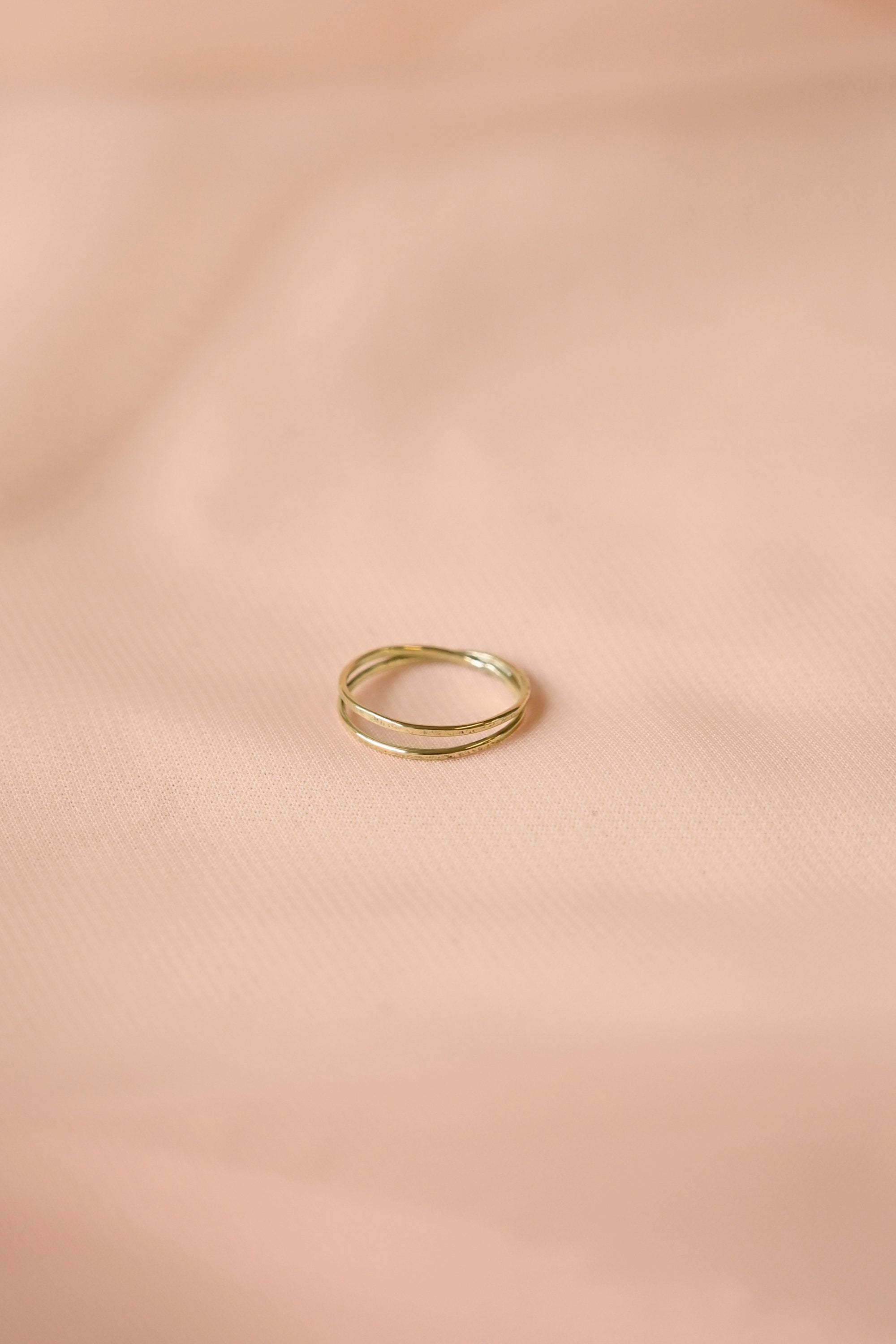 9ct Gold Loop Stacking Ring Camilla Jones Jewellers Alcester