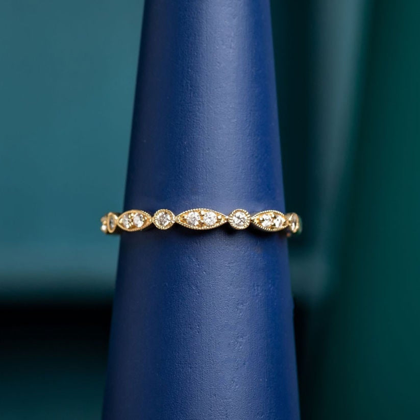 Vintage Inspired Eternity Ring