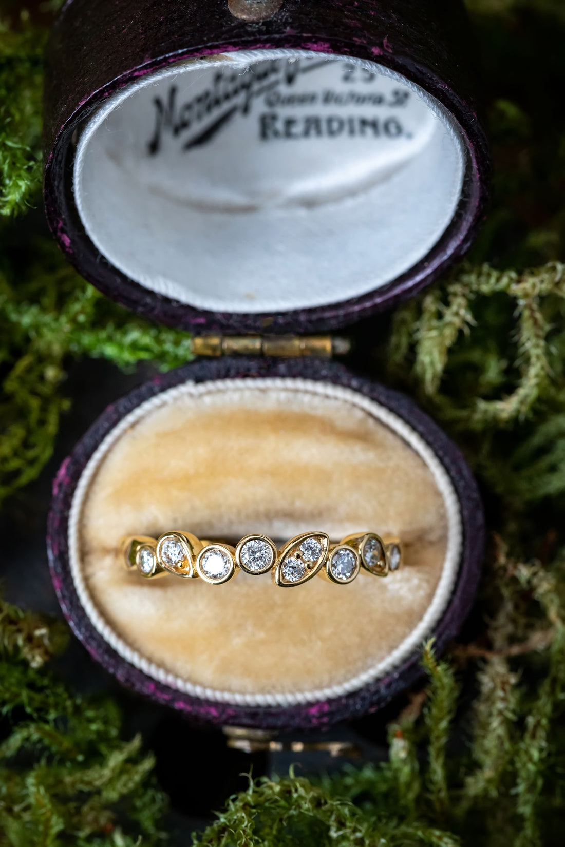 Tumbled Shapes Eternity Ring