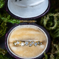 Tumbled Shapes Eternity Ring