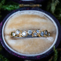 Tumbled Shapes Eternity Ring