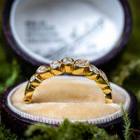 Tumbled Shapes Eternity Ring