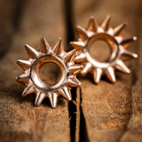 Rose Gold Spiky Stars