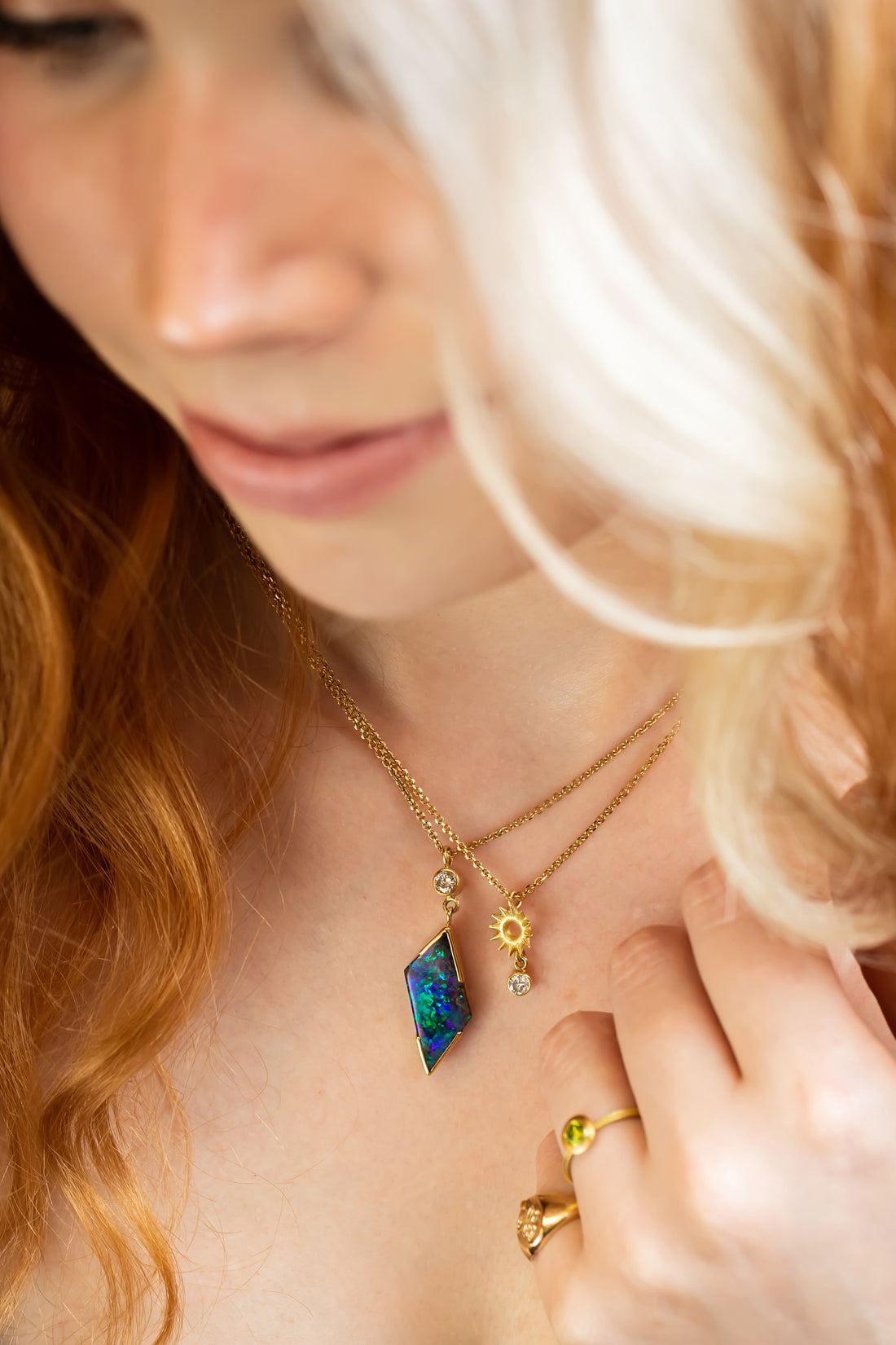 18ct Spiky Star Necklace