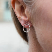 Dotty Circle Stud Earrings