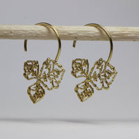 Triple Petal Hoops by Natalie Perry