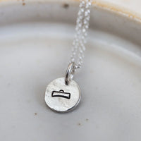 Silver Dinky Zodiac Star Sign Pendant