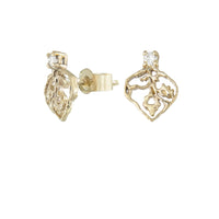 Tiny Petal Studs by Natalie Perry