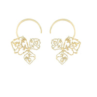 Triple Petal Hoops by Natalie Perry