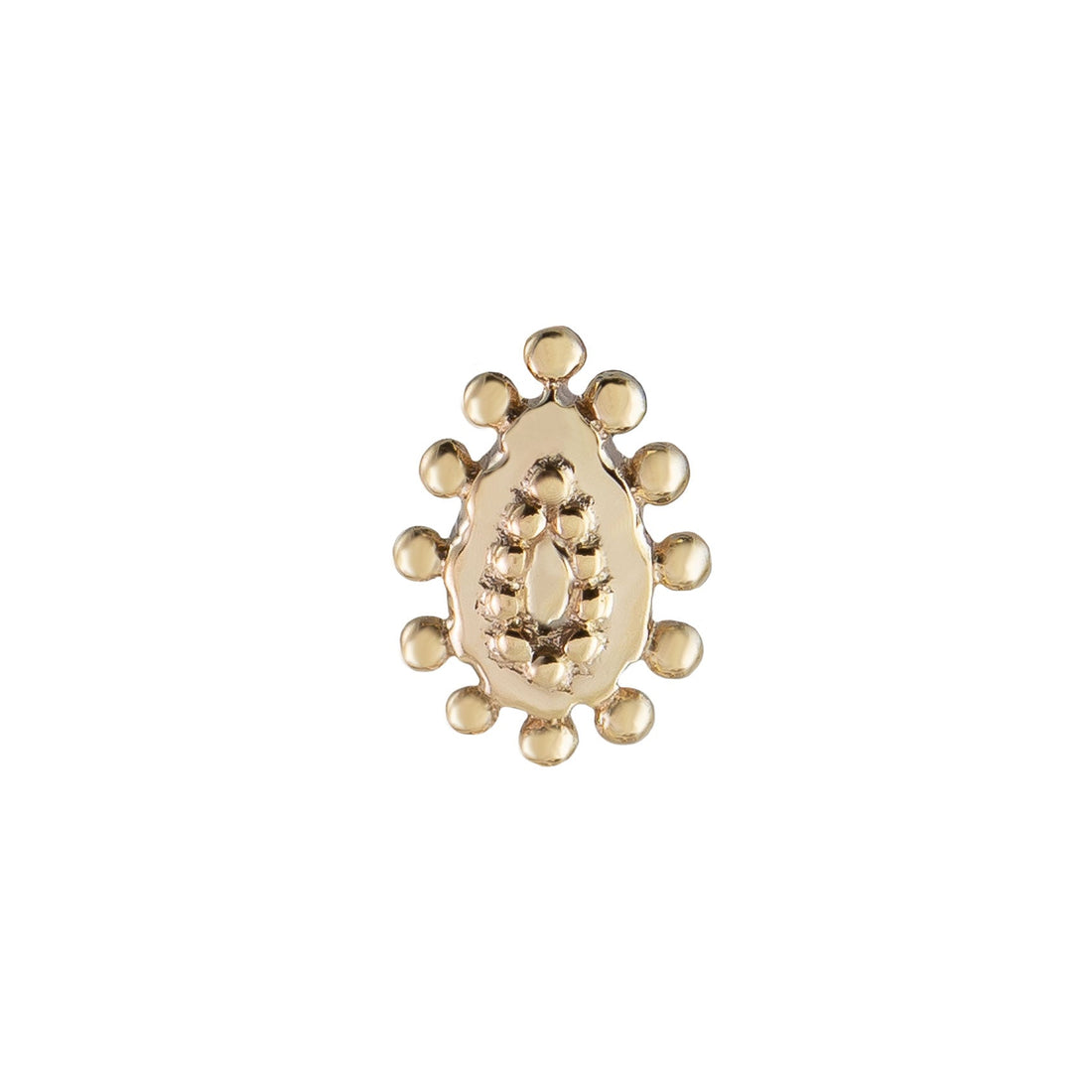 Dala Details Bold Tear Shaped Stud