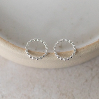 Dotty Circle Stud Earrings