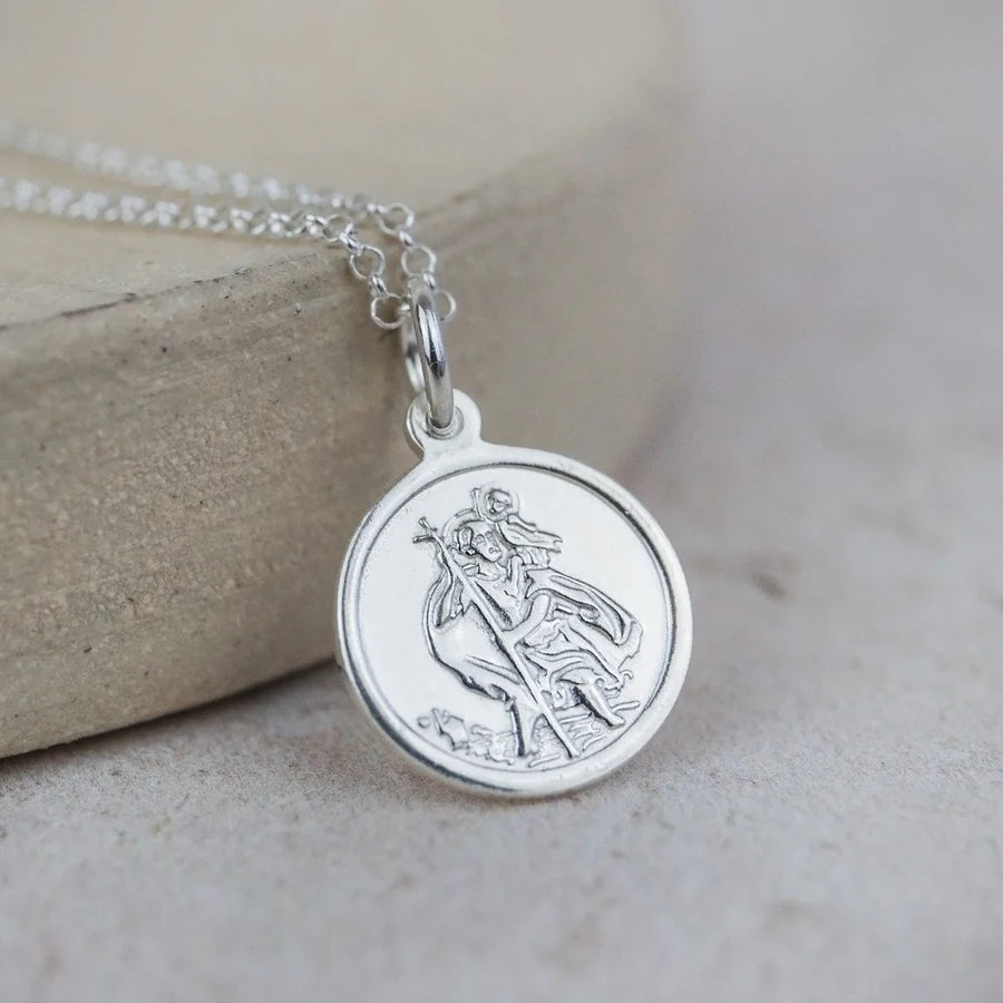 Silver St Christopher Pendant