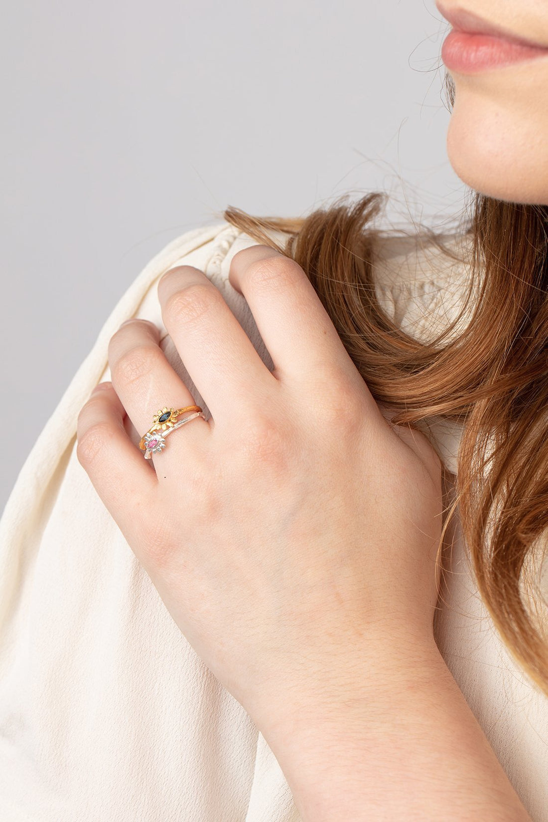 Marquise Flower Ring