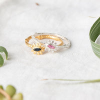 Marquise Flower Ring
