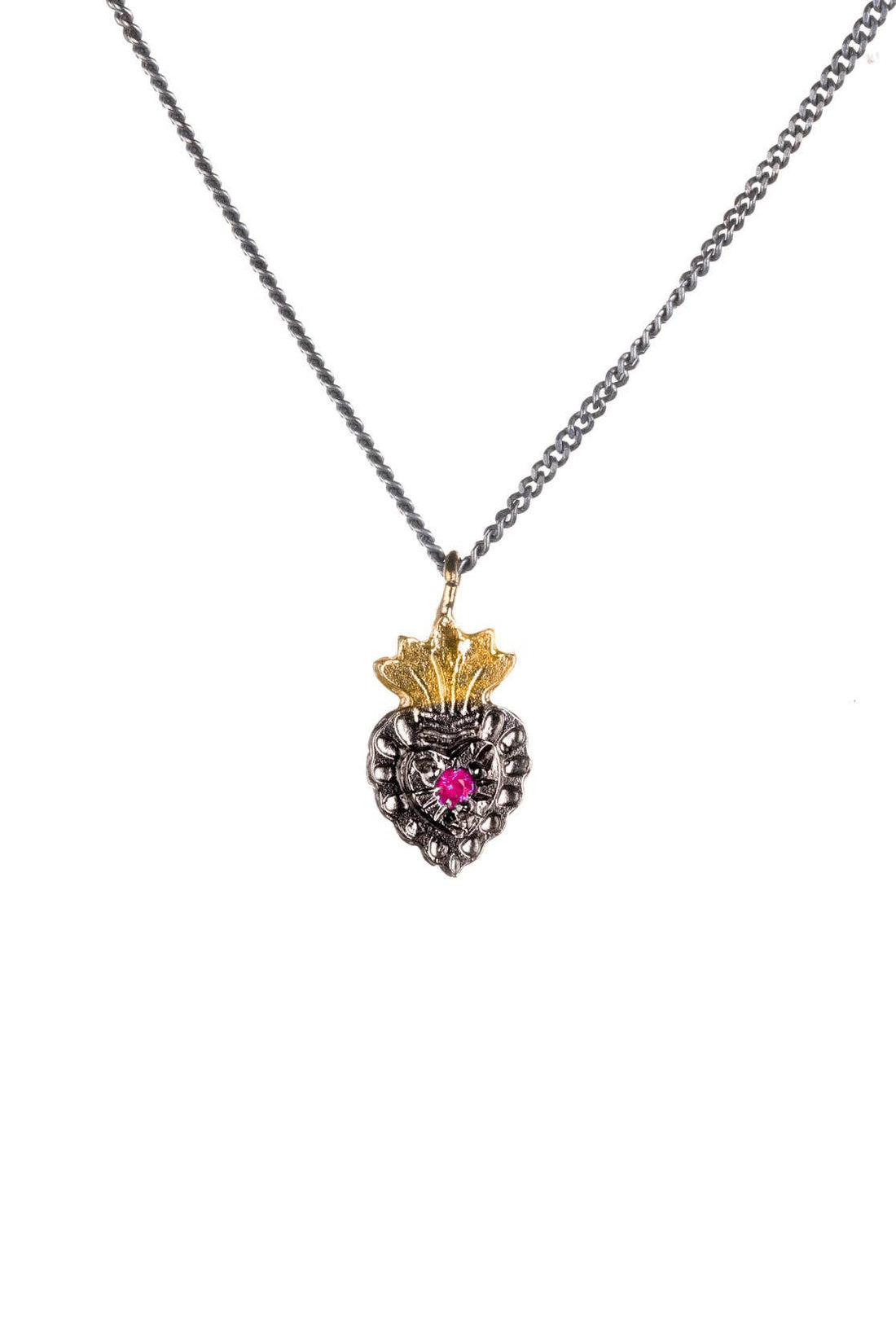 Mini Mexican Heart Necklace